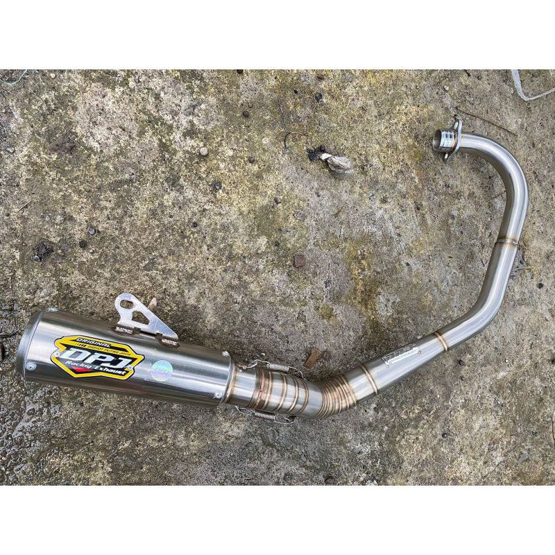 knalpot dpj GP1 ngker bledek leher paten pnp megapro CB GL tiger