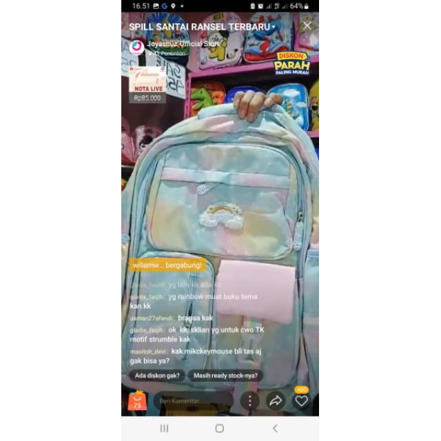 Tas Ransel Premium Alto