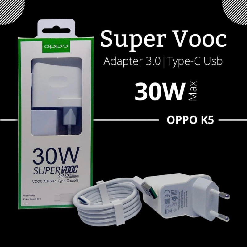 Charger Oppo 80W SuperVooc Fast Charging Original 100% Tipe C