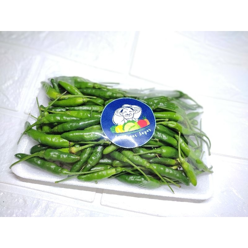 

Cabe rawit hijau 500gram