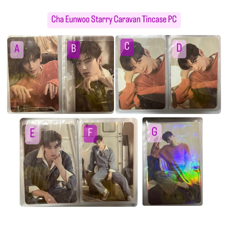 [READY STOCK] Cha Eunwoo Starry Caravan JOTM 2 Tin Case PC Photocard ASTRO