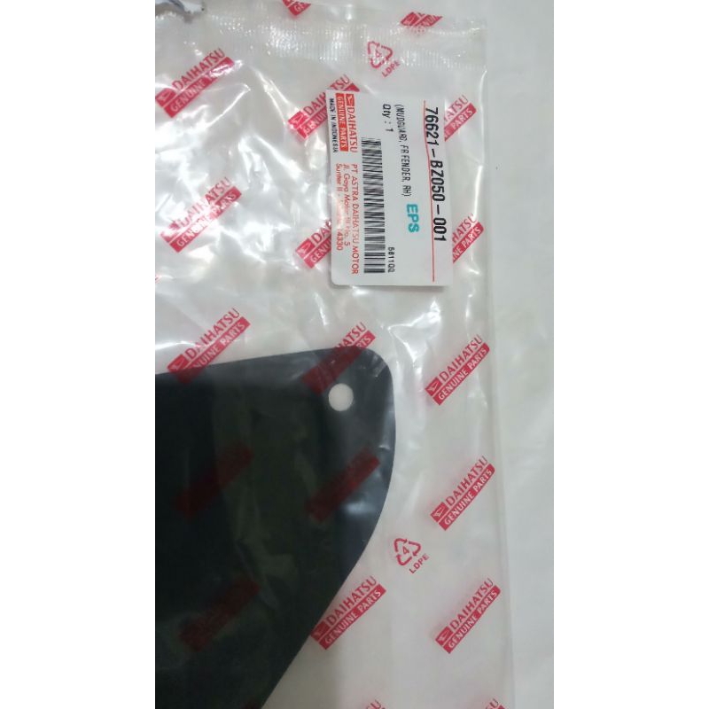 Jayy Mudguard/Penahan/Cepet Karpet Karet Lumpur Depan Kanan=Kiri (1pcs) Grandmax Grand Max Original