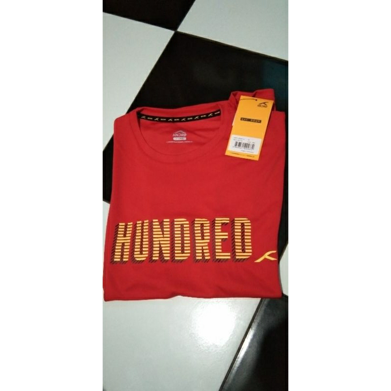 kaos hundred jersey hundred original size xL