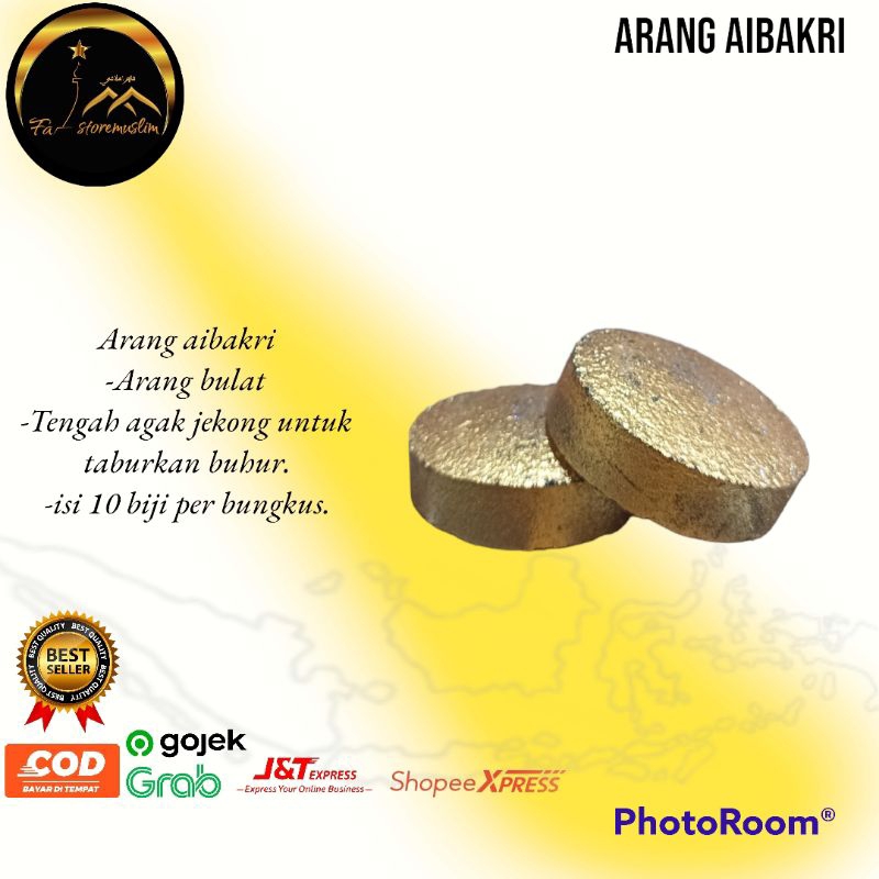 Arang magic/arang aibakri isi 10pcs per bungkus.