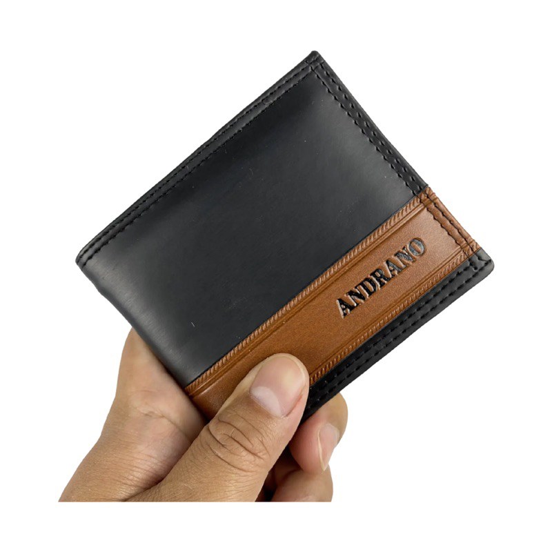 DOMPET PRIA KEREN DOMPET PRIA KULIT SINTETIS ANDRANO KOMBINASI DOMPET PRIA LIPAT DOMPET COWOK GAUL DOMPET PRIA KARTU DOMPET PRIA SELETING DALAM