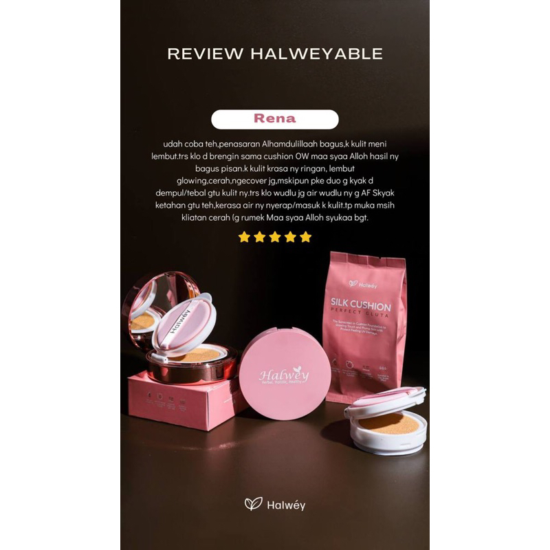 Halwey Silk Cushion Perfect Gluta Halwey