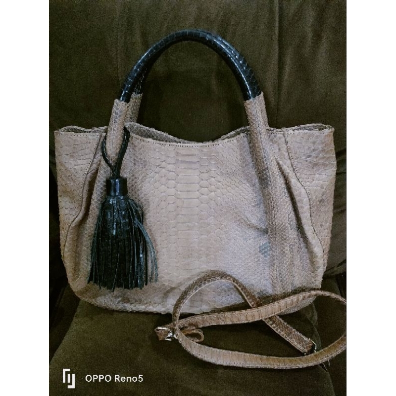 TAS KULIT ULAR PYTHON KULIT BESAR