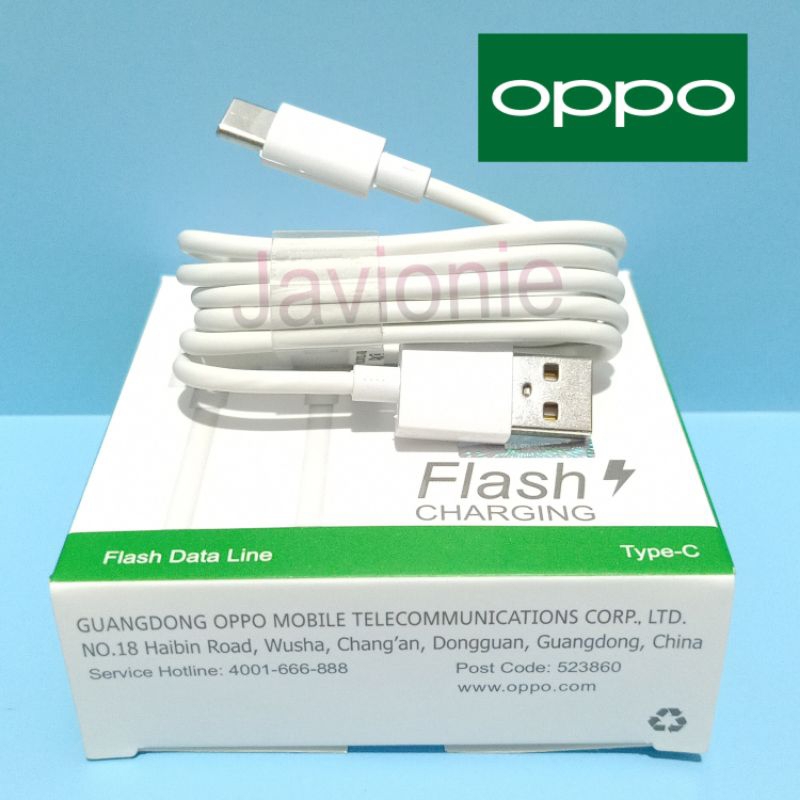 Kabel Data Charger OPPO A5 A9 2020 A16 A52 A53 A54 A55 A57 A74 A76 A77s A78 A92 A95 A96 Reno4 F Reno 7 4G 5G Original TYPE C Fast Charging