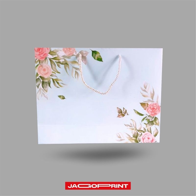 

Paper Bag Motif Bunga 40 x 12 x 31 Jumbo Tebal Gitf Bag Kantong Kado Ulta Wedding Souvenir Premium