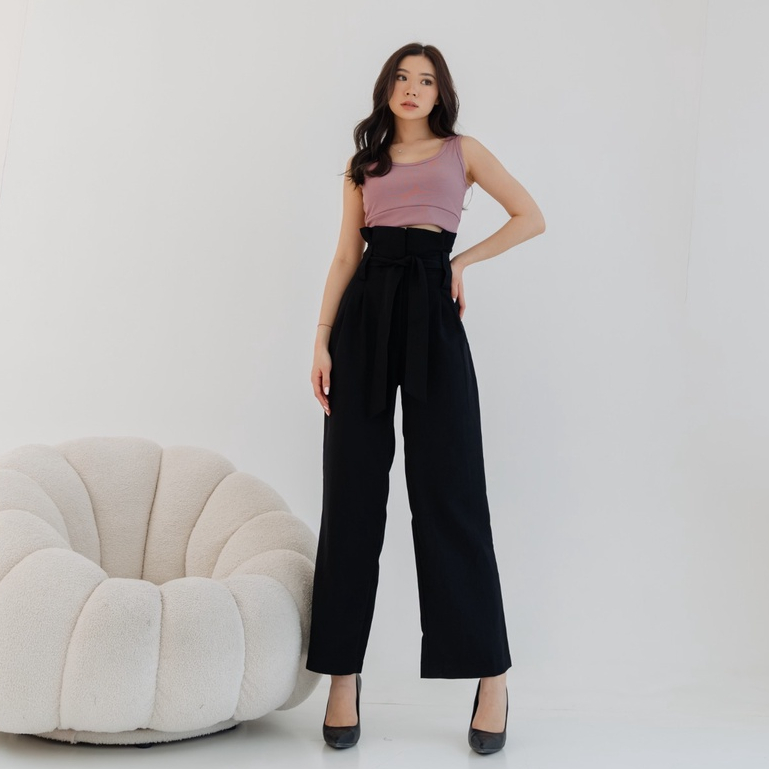 POTTIE - Becca Cullotes Pants - Long Culottes High Waist