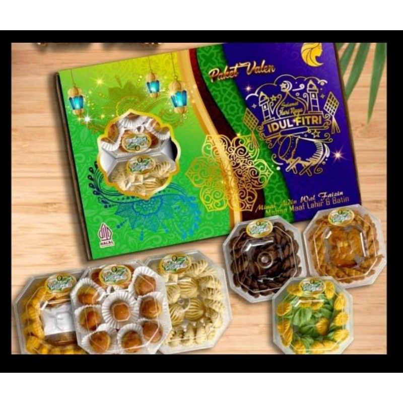 

kue kering idul Fitri putrikencana 6in1 Parcell Ramadhan Idul Fitri 2023