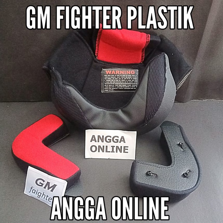 Busa Helm GM Fighter kancing PLASTIK