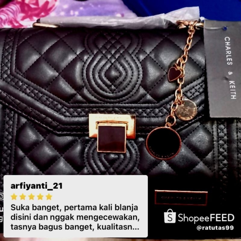 CK BORDIR SLING BAG TAS BATAM IMPORT MURAH WANITA WOMEN BAGS