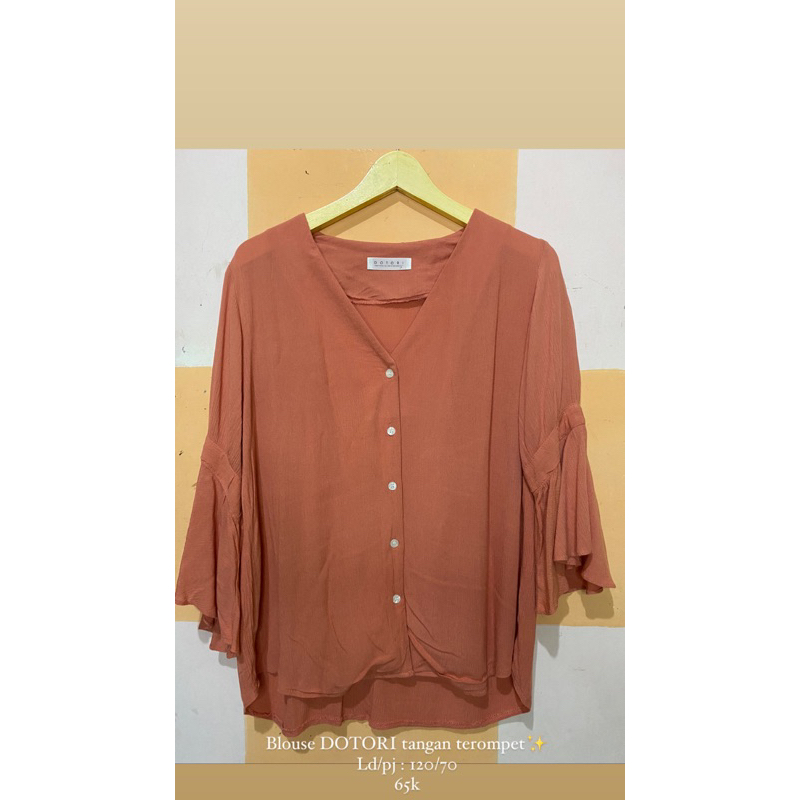 blouse Teracota