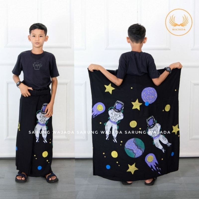 SARUNG LUKIS ANAK SD SMP MOTIF KARTUN ANIME SARUNG BATIK ANAK SARUNG ANIME