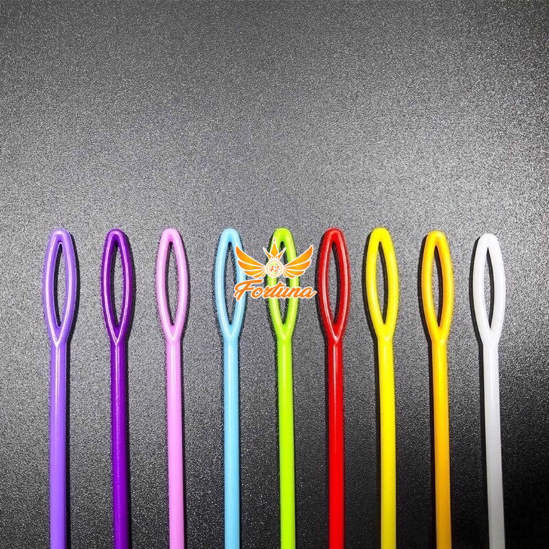 jarum tapestry lubang besar - jarum tapestry plastik - jarum rajut - jarum crochet - jarum tapestri kristik - jarum sulam plastik - jarum crochet