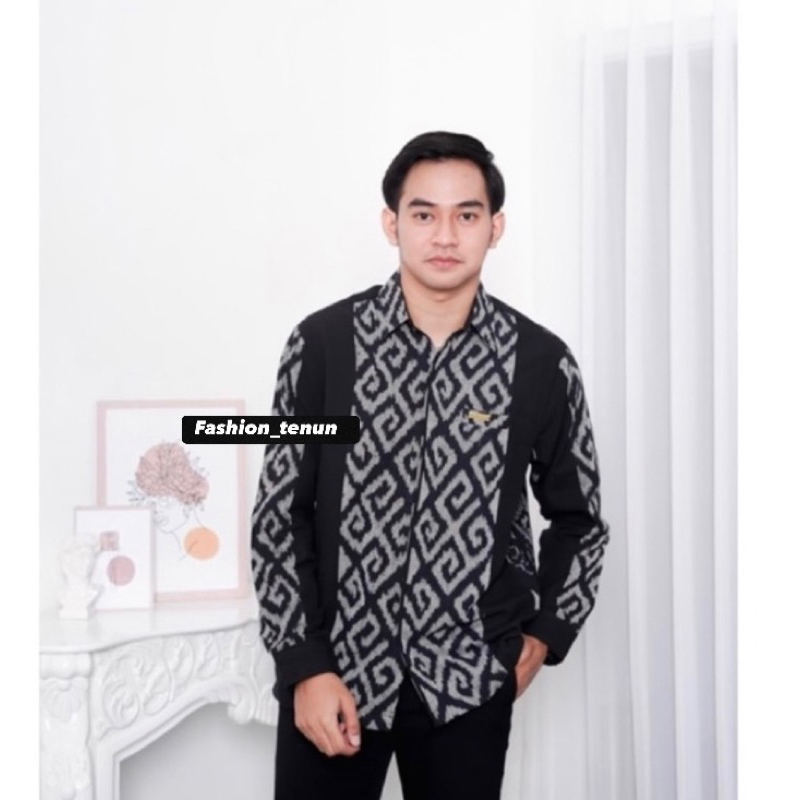 KEMAJA TENUN PRIA NONA BLACK VORY / SHIMA BLACK VORY