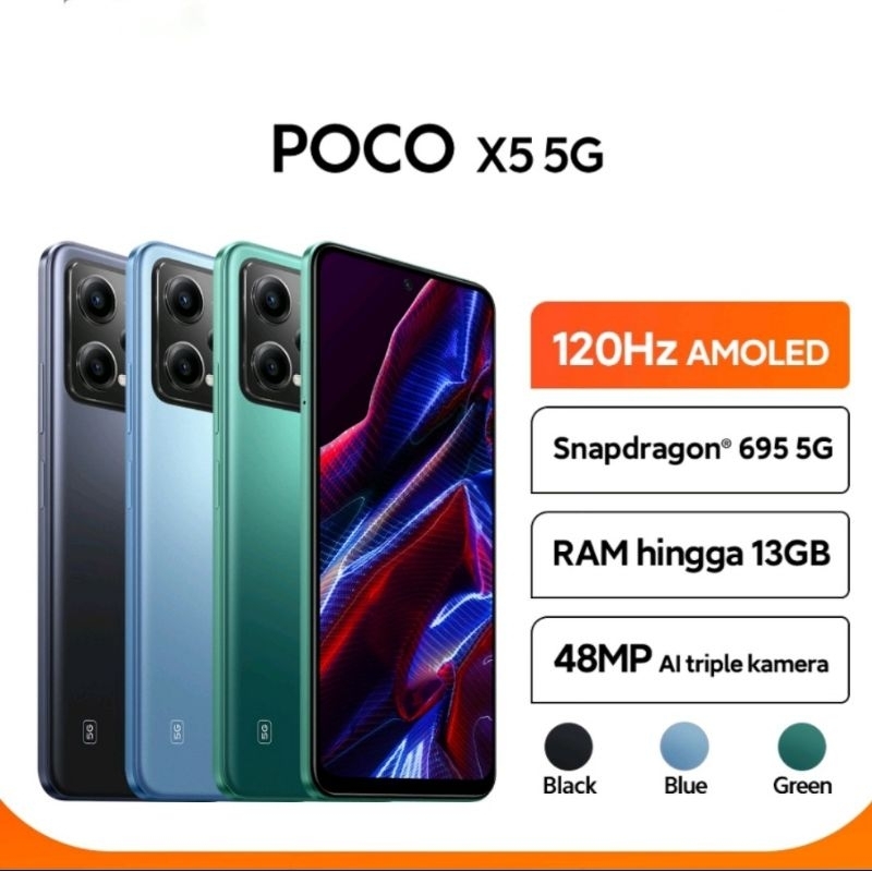 Xiaomi Poco X5 5G 8/256 6/128 Garansi Resmi