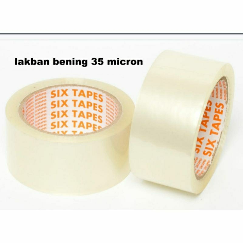 

Lakban bening 35 micron