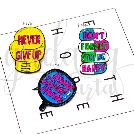 Pin Never Give Up Bros Tas Motif Kata Kata Lucu GH 208212