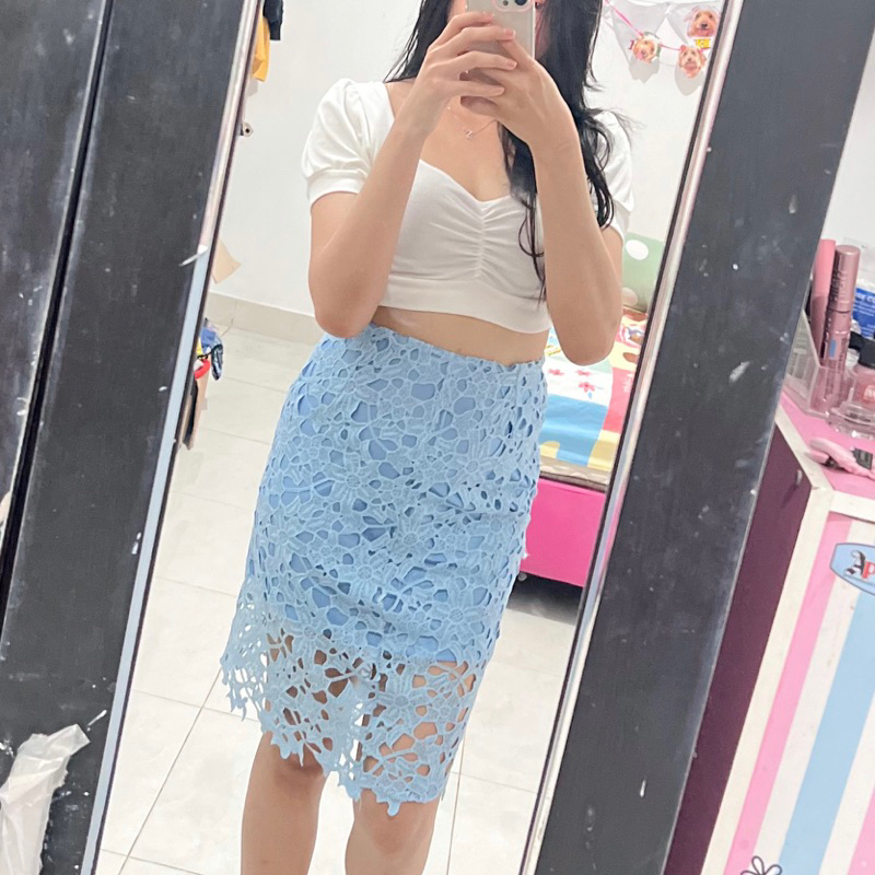 PRELOVED ATASAN BAJU ROK CELANA BAWAHAN CEWEK WANITA PONTIANAK DRESS JUMPSUIT