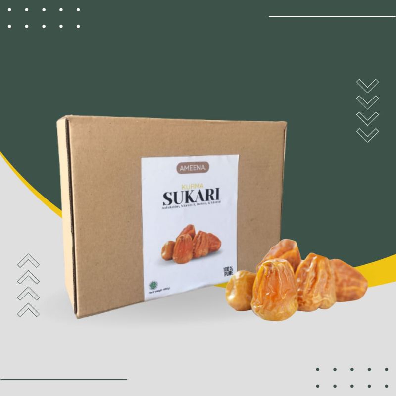 Kurma Sukari Premium 1KG | Ameena Premium Quality