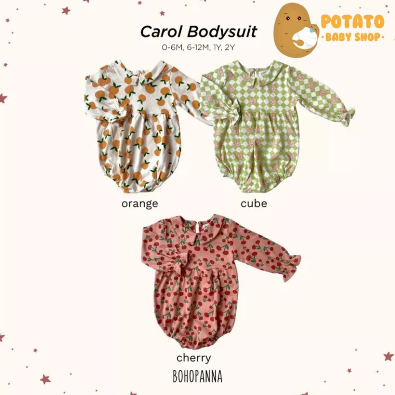 Bohopanna - Carol Bodysuit / Boho Baby Jumper Anak