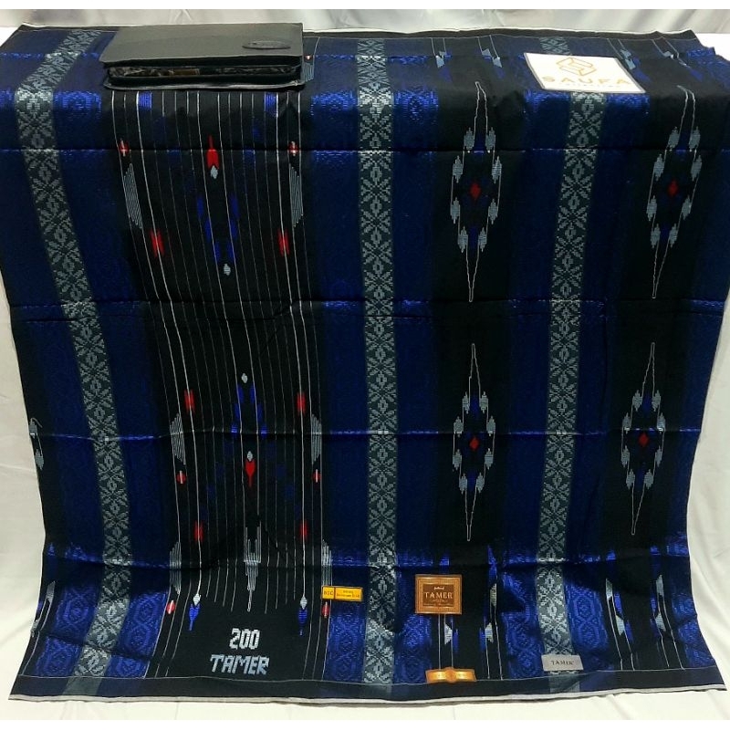 SARUNG TAMER 200 / RAJA MULIA SGE,SGF,SSG,SSC FULL SONGKET JAHITAN TENGAH