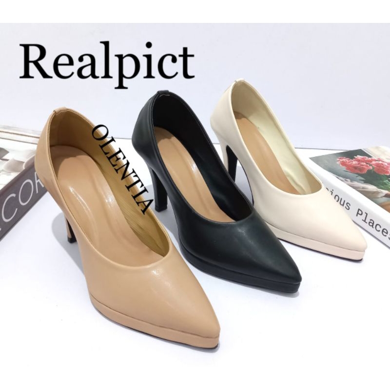 Sepatu Wanita Sepatu heels 9cm KL 10