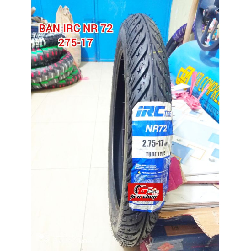 BAN MONTOR IRC NR 72 275-17 ban montor satria smash supra revo vega jupiter ban ring 17 ban bebek ba