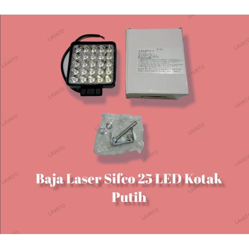 Baja Laser Sifco 25 LED Kotak Putih