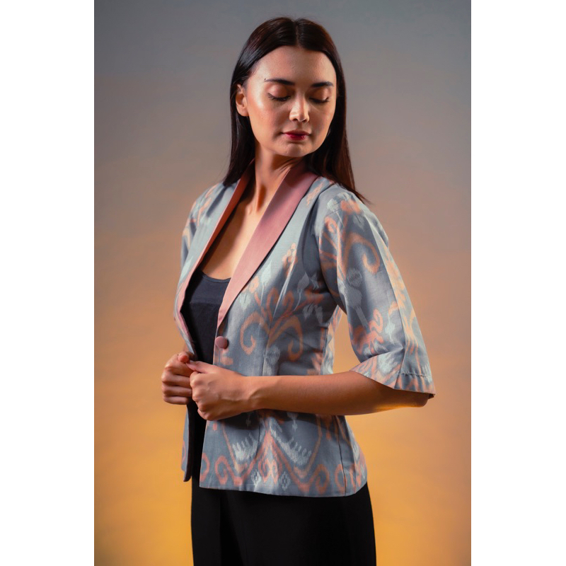 Blazer Endek Luh Jaum Bali // Katun Endek