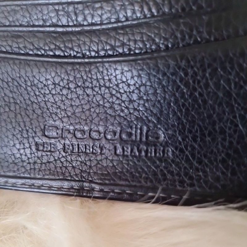 DOMPET KULIT CROCODILE PRELOVED ORI