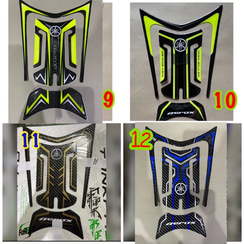 Yamaha Aerox Deck Pad Tank Pad Stiker Timbul