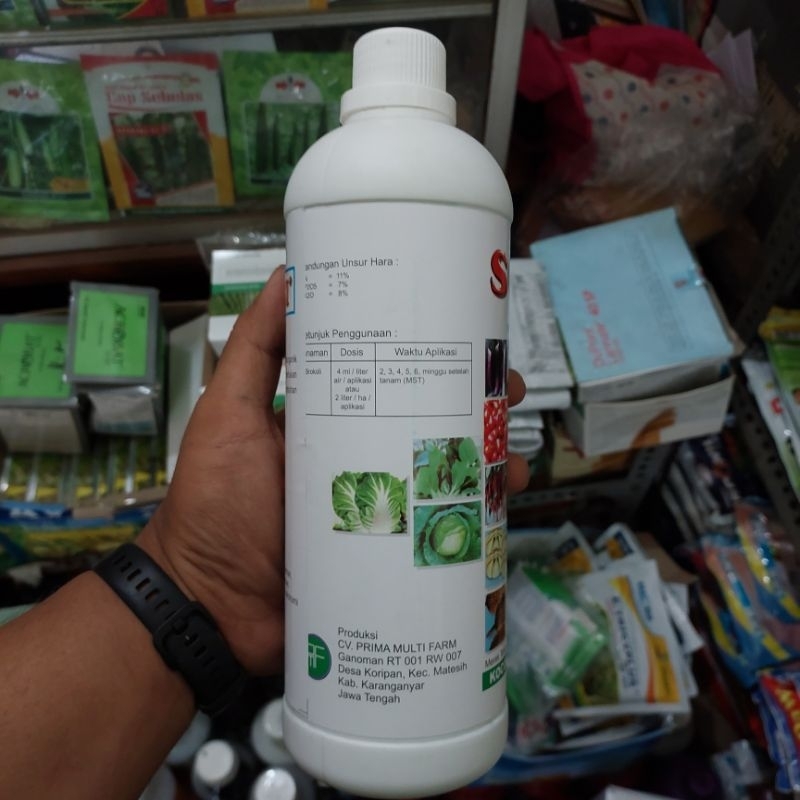 SOLUSI PUPUK CAIR  DEWA ORGANIK 1 LITER MENINGKATKAN PERTUMBUHAN TANAMAN FREE KAOS