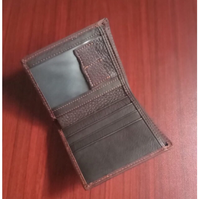 dompet kulit modelnya lipat buku vertikal jenis kulit basah import #dompet #dompetkulit #dompetpria #dompetcowok #dompetkulitpria #dompetkeren #dompetvertikal