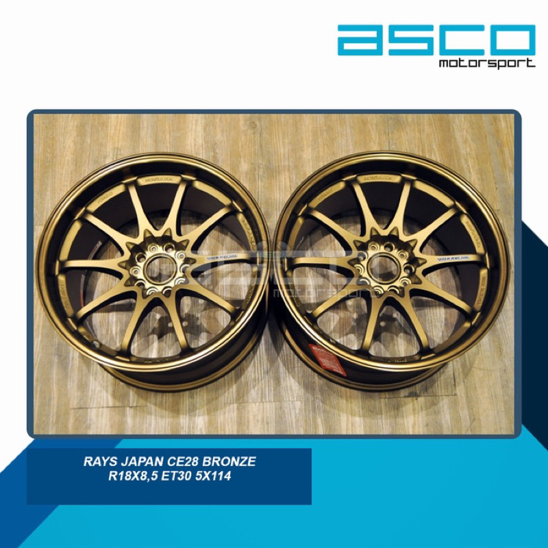RAYS JAPAN CE28 Bronze R18x8,5 ET30 5x114