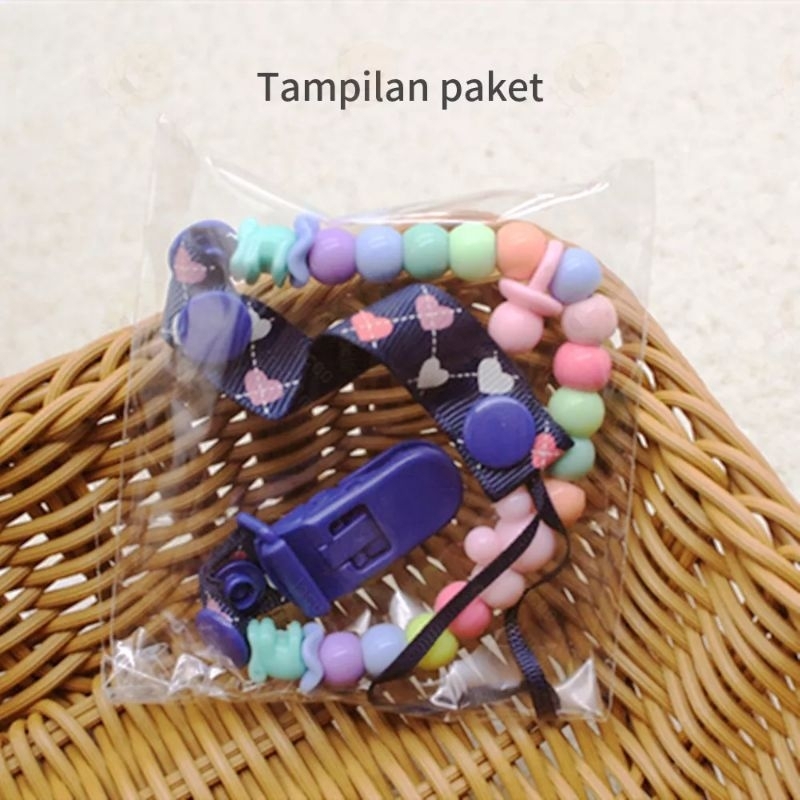 Tali empeng / tali dot / rantai empeng / rantai teether / rantai mainan bayi / rantai tali pacifier / kado bayi