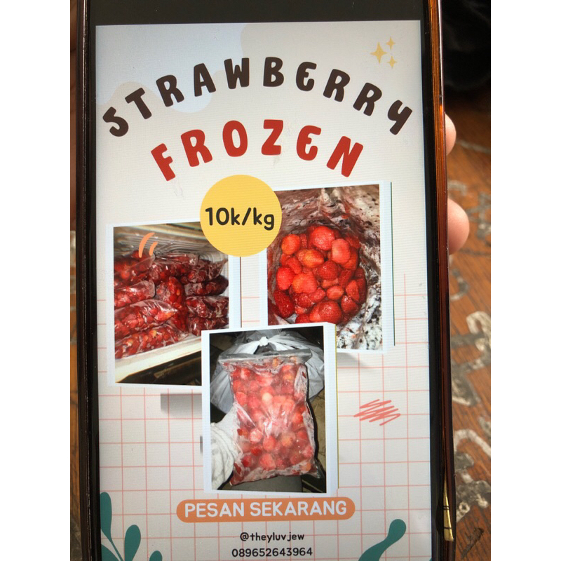 

strawbery frozen