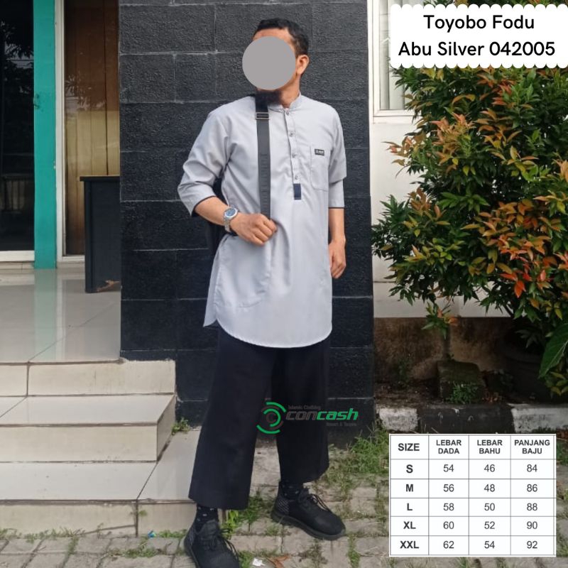 Kurta - Koko Kurta - Kurta Pria - Kurta Pakistan - Concash - Abu silver