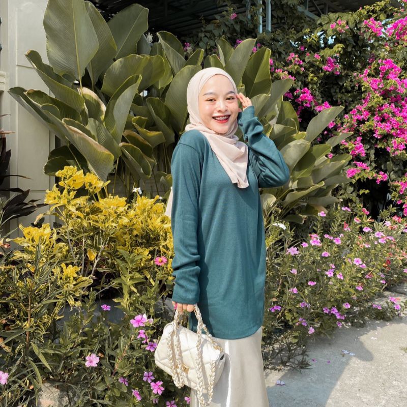 KAOS RIB PREMIUM DELUXE / KAOS POLOS LENGAN PANJANG PART 1