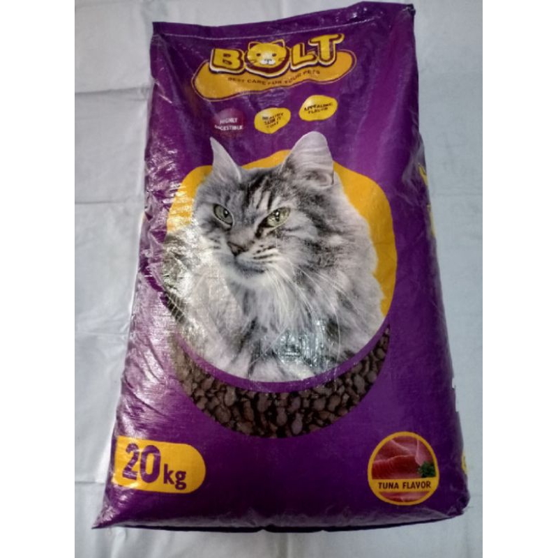 Pakan Kucing/Pelet kucing BOLT 1sak(20kg)