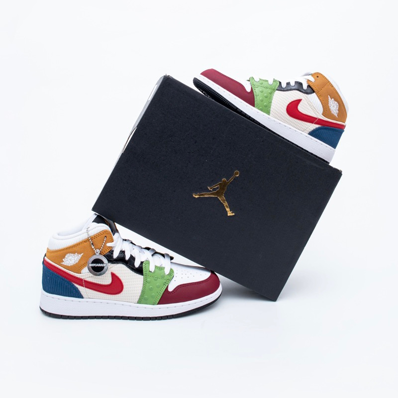 Air Jordan 1 Mid Patch Work