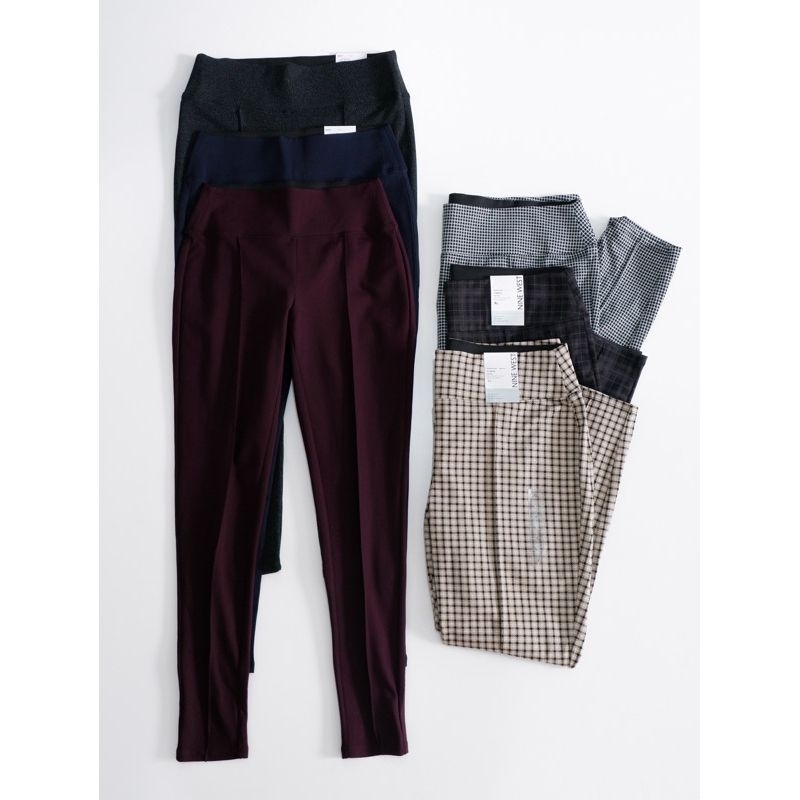 High waisted stevie ponte knit pants