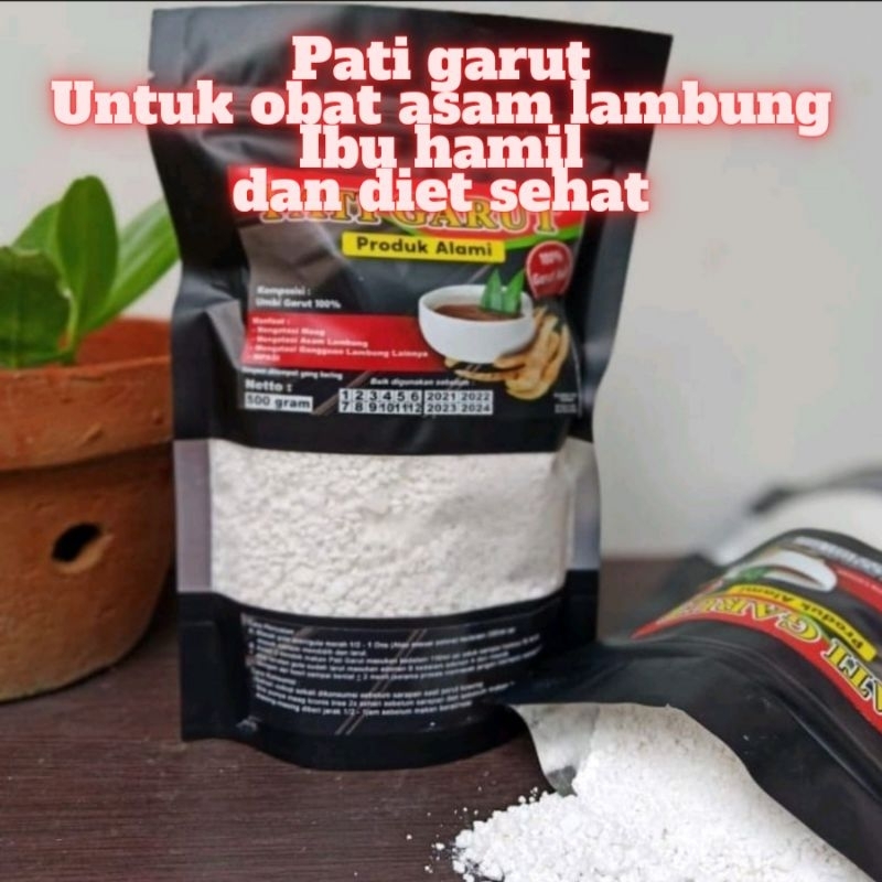 

bubuk premium garut asli tanpa campuran obat asam lambung obat maag kronis/ tepung garut / tepung pati garut / tepung garut / pati garut