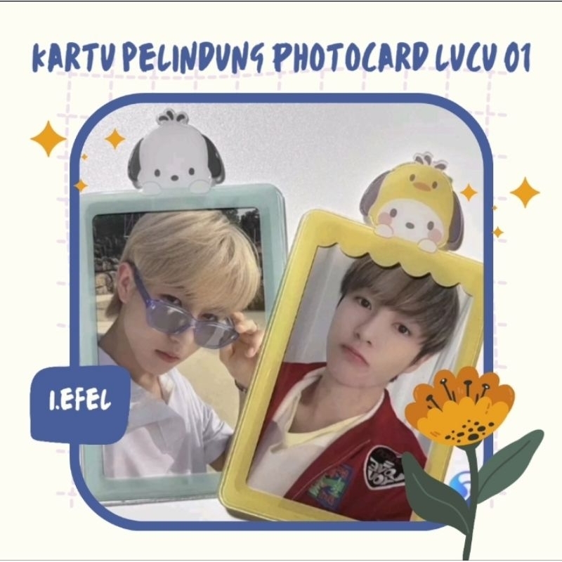 Open PO 23 - 28 Feb 2023 Kartu Pelindung Photocard Lucu Aesthetic - i.efel-