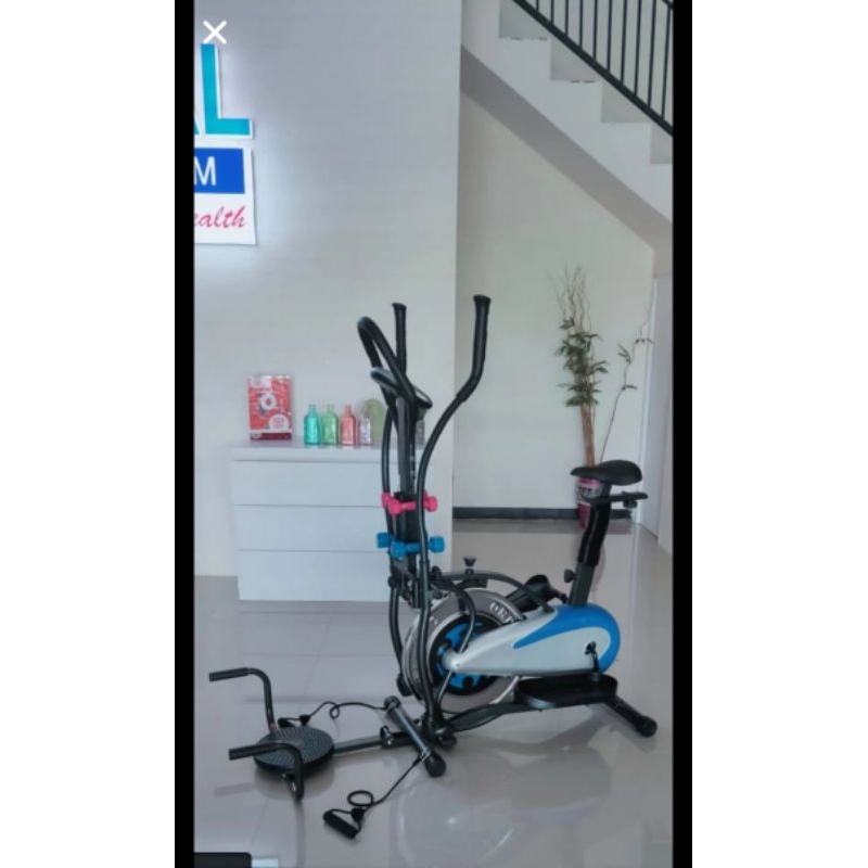 Sepeda statis Orbitrack plat 6 in 1