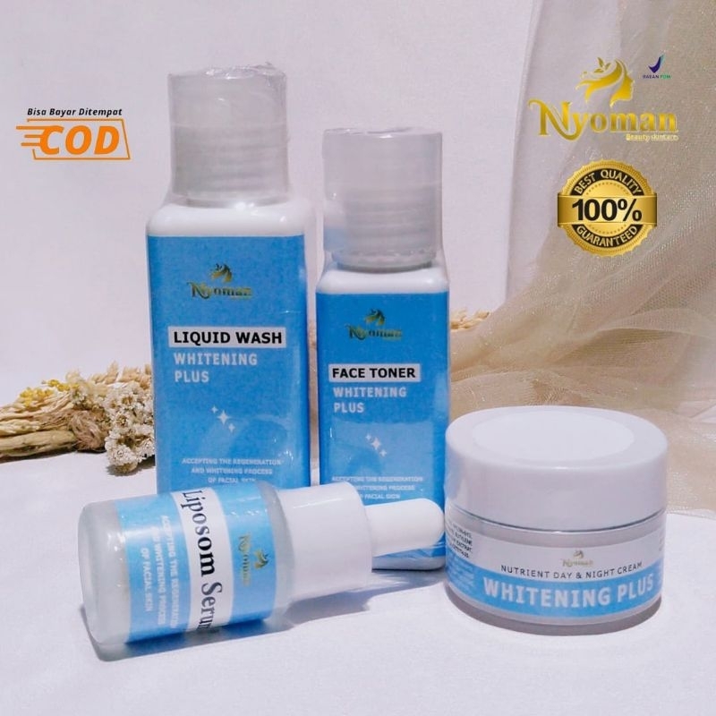 Nyoman skincare paket whitening+serum liposom