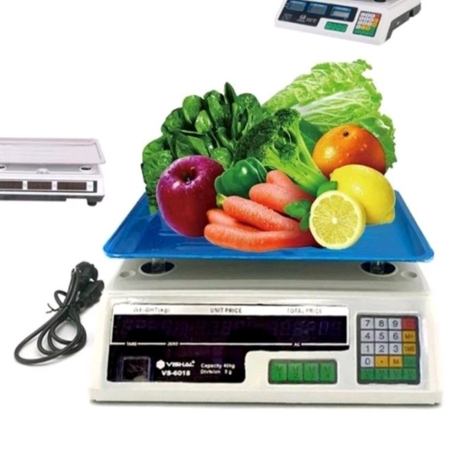 Timbangan Buah Digital 40KG - Digital Computing Scale Double Display