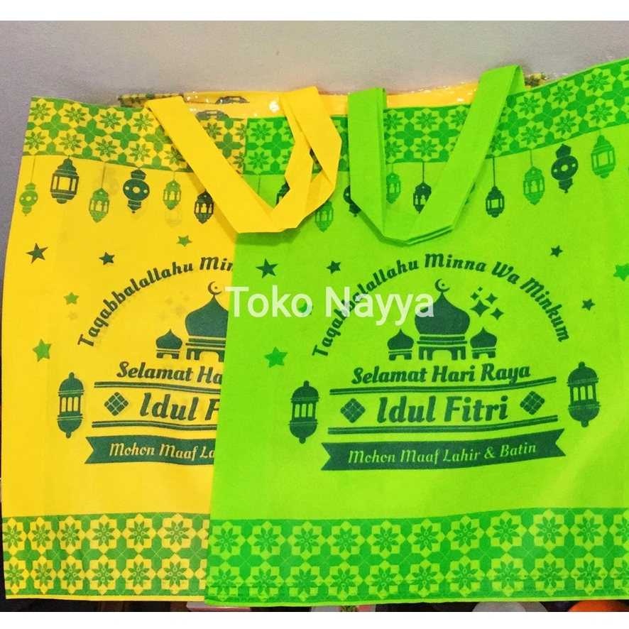 Tas Tote Bag Tottebag Besar Hari Lebaran Idul Fitri / Mudik Ramadhan